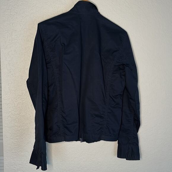 Vince. Blue Mens Full Zip Jacket Plaid Preppy School Nautical College Fall Small - Picture 9 of 9